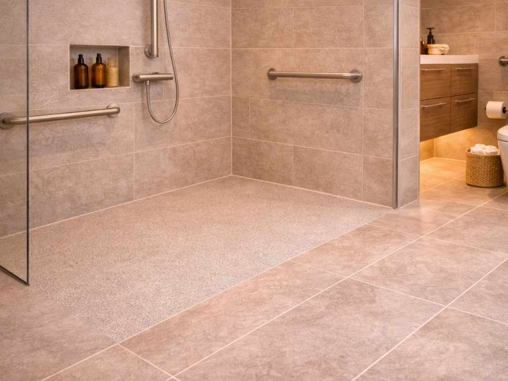 Level-access showers