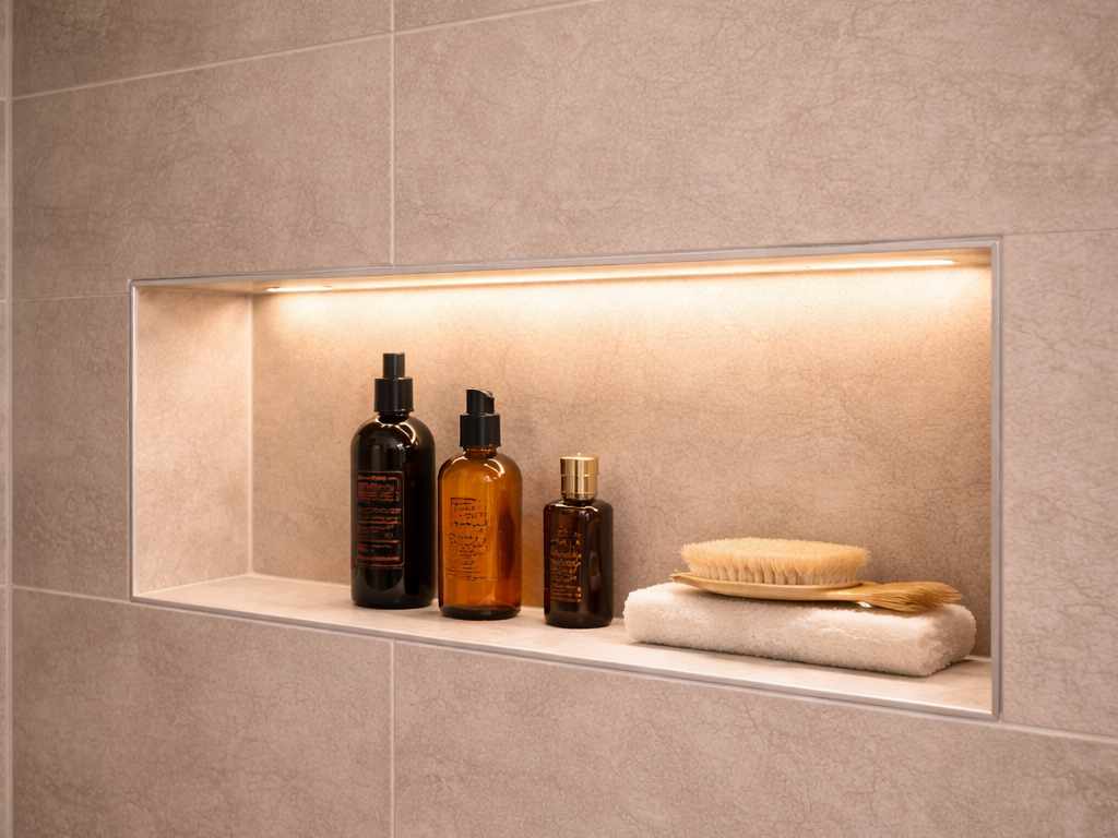 Shower niches