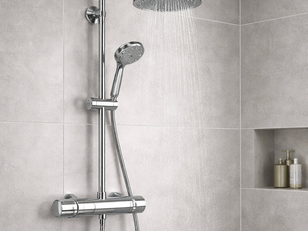 Thermostatic mixer showers