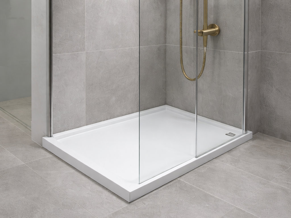 Low-profile shower trays