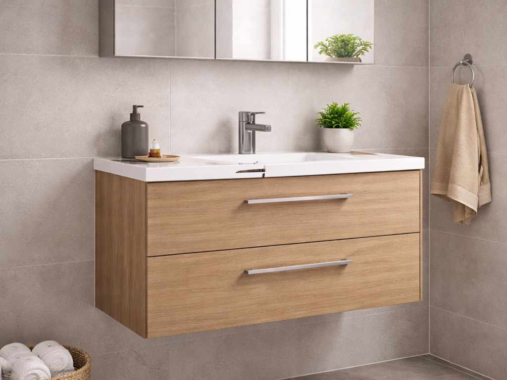 Wall-hung vanity units